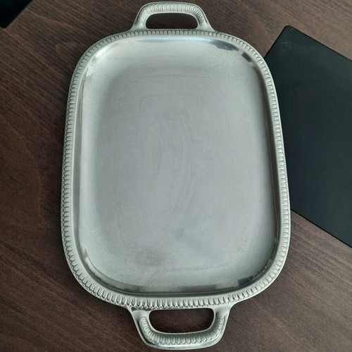 Stainless Steel Serving Tray used