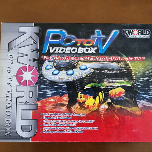 KWorld PC to TV Video Box like new