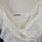 Amo & Roma white long dress L/XL embroidered