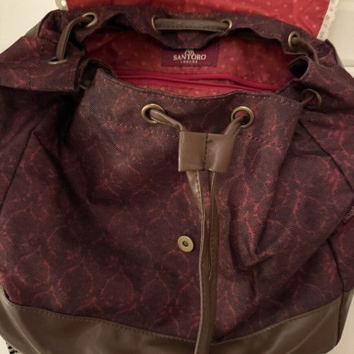 Santoro London Gorjuss Backpack like new, red