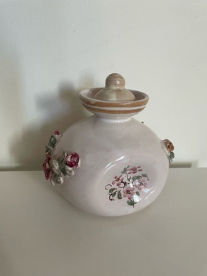 Decorative ceramic flask like new, antique