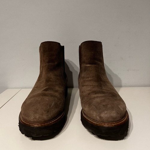 Alpe leather boots like new, brown suede