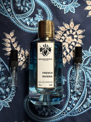 Mancera French Riviera Eau de Parfum decants authentic fragrance 3ml 5ml 10ml