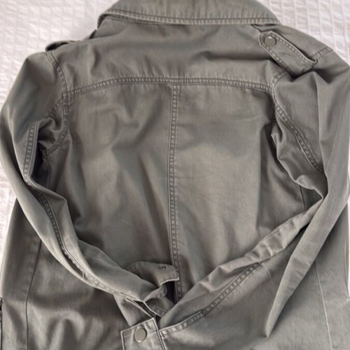 Blond Heritage Army Green Thin Jacket Used With Stones