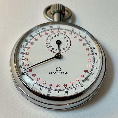 Omega Vintage Chronograph used, white