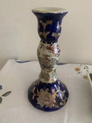 Vintage Royal Satsuma Candle Holder and Ashtray new