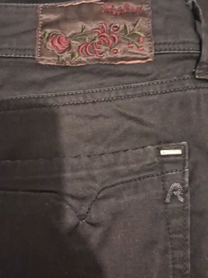 Replay black pants size 25