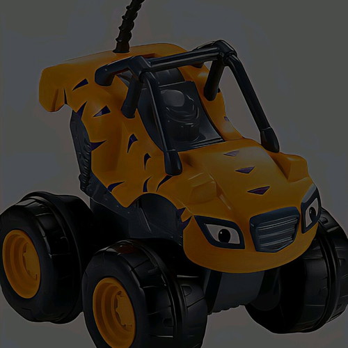 Mattel Blaze Οχήματα Slam And Go Stripes Truck σαν καινούργιο