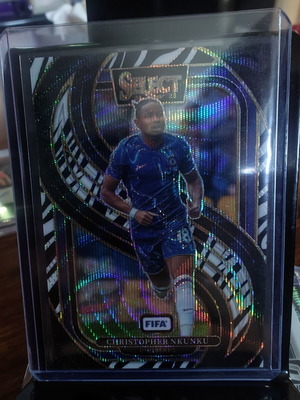 2024-25 Panini Select FIFA Soccer κάρτα Christopher Nkunku Zebra Prizm