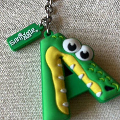 Smiggle keychain crocodile design new