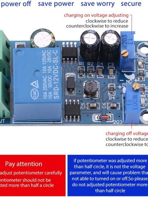 Battery Charge Control Module 12V New