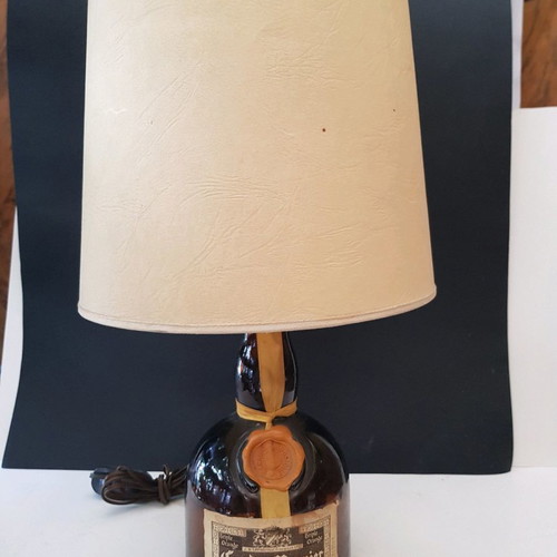 Table lamp used, height 38.5 cm
