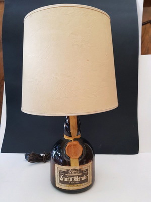 Table lamp used, height 38.5 cm
