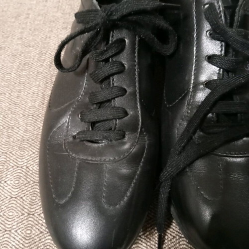Hogan men's black shoes like new, size 40