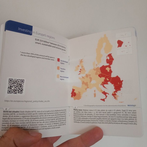 Collectible European Union Passport Memorabilia 2014 new