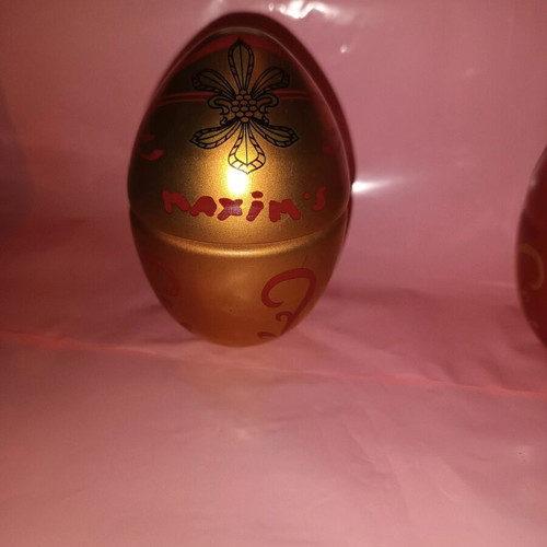 Metal Collectible Eggs Maxim's de Paris Set New