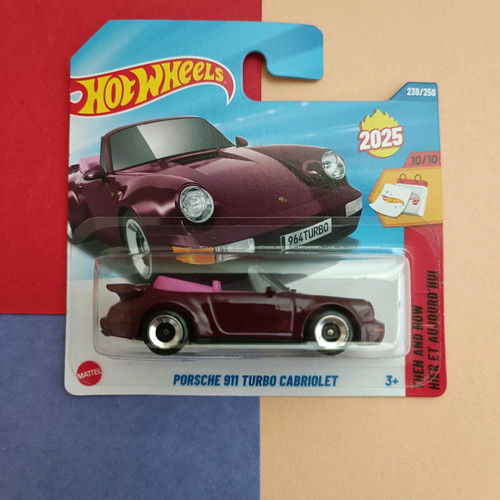 Hot Wheels Porsche 911 Turbo Cabriolet New 2025 Casting