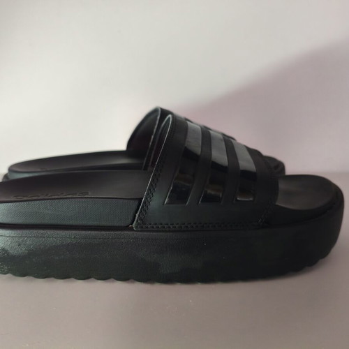 Adidas Platform Slides like new, black, size 40.5