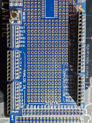 Arduino MEGA Prototype Shield v3 like new