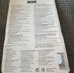 Nuk pacifier case new, sealed packaging