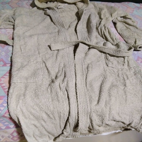 Bathrobes like new, one burgundy XXL