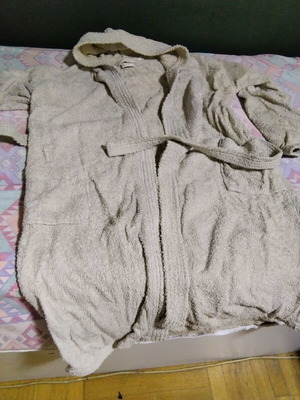 Bathrobes like new, one burgundy XXL