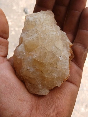 Raw rock used