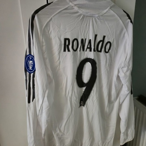 Adidas Real Madrid Ronaldo #9 Long Sleeve Jersey new with tags