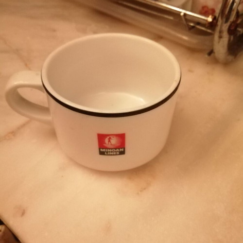 Minoan Lines coffee mug like new