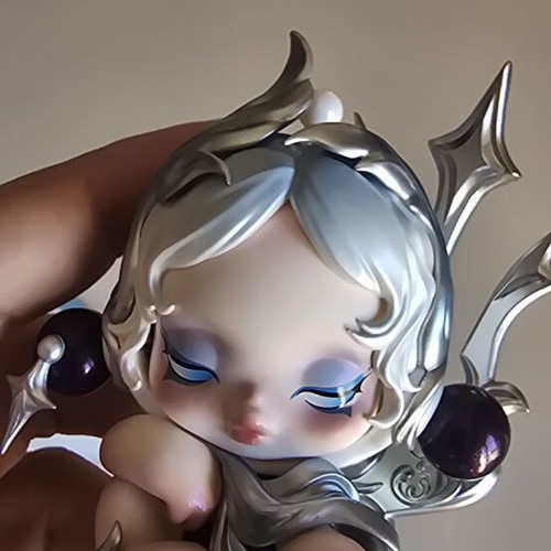 Pop Mart SkullPanda The Feast Begins The Silver Fork figure new