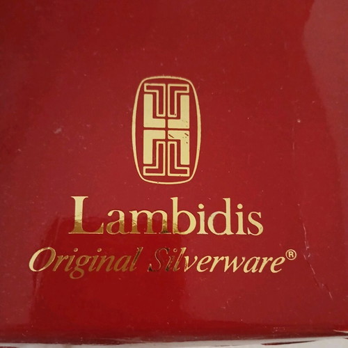 Vintage fondant bowl brand new Lambidis Silverware original!