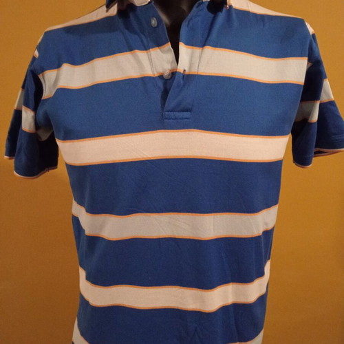 Claudio Ferrante striped men's polo shirt like new, size M