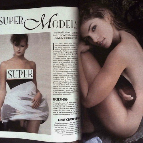 Playboy May 1997 magazine used with Claudia Schiffer and supermodels