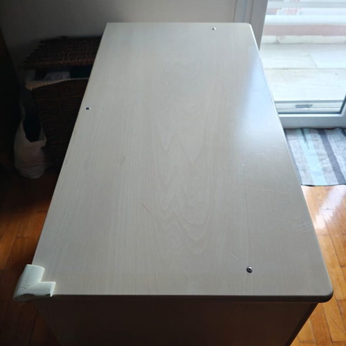 Nek Baby crib-bed with Greco Strom mattress and chest of drawers