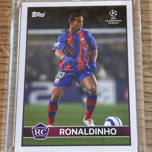 Ronaldinho Barcelona RC The Lost Rookie Topps 2024 card