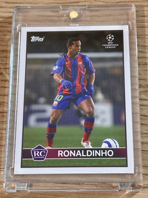 Κάρτα Ronaldinho Barcelona RC The Lost Rookie Topps 2024 καινούργιο