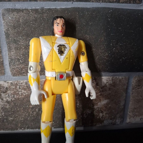 Power Rangers Yellow Ranger used figure from the '90s