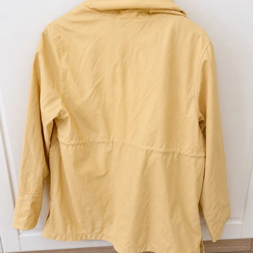 Zara hooded raincoat pale yellow, size 13–14 years, used