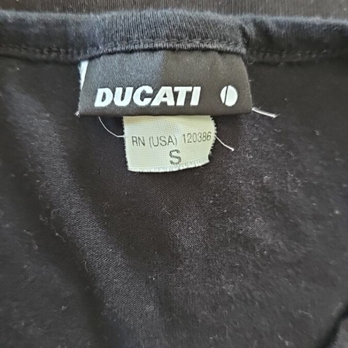 Ducati short-sleeve shirt used, size S, black