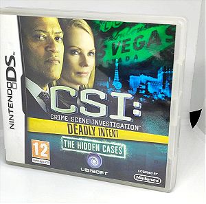 Γνησιο Παιχνιδι Για Nintendo DS - CSI Deadly Intent The Hidden Cases - Πληρης