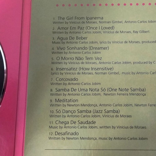 Antonio Carlos Jobim The Composer Of Desafinando Plays CD like new, jazz
