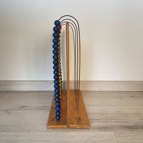 Vintage wooden abacus Montessori style