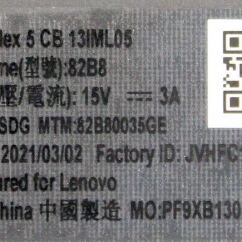 Lenovo IdeaPad Flex 5 CB 13IML05 refurbished laptop 13.3" Intel Core i3 8GB 128GB SSD Chrome OS