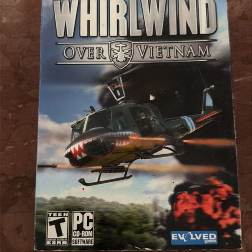 Whirlwind Over Vietnam PC game like new, 2 CDs