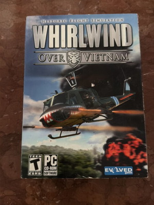 Whirlwind Over Vietnam PC game like new, 2 CDs