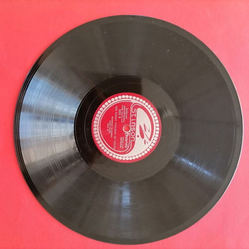 Stinson Records USA 78 RPM gramophone record used
