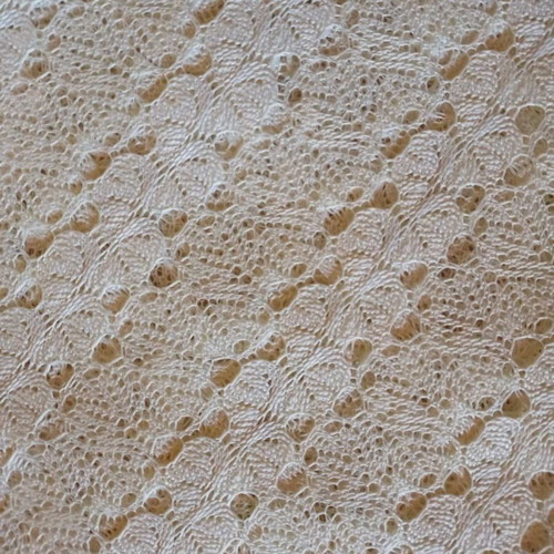 Round tablecloth machine knit, ecru