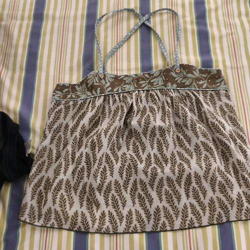 Summer multicolor strap blouse size S like new