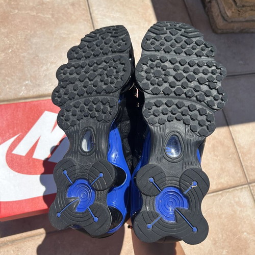 Nike TL Shox sneakers like new, size 43, black and blue