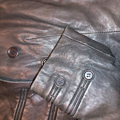 French Connection leather jacket like new, black, medium size